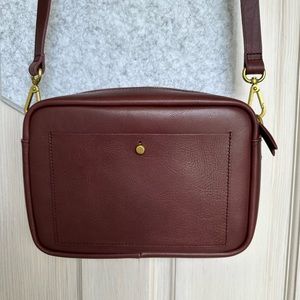 Madewell crossbody bag in burgundy